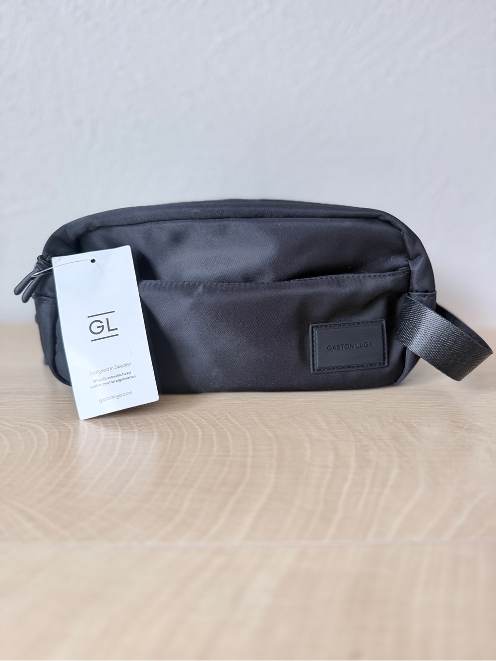 Gaston Luga Däsh Toiletry Bag- Men's Toiletry Bag Black